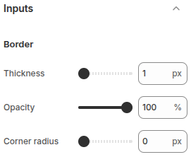 Smart shopify theme - Input