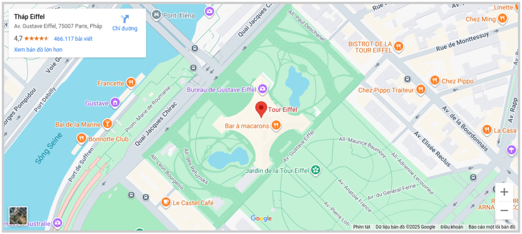 Classique - Google map