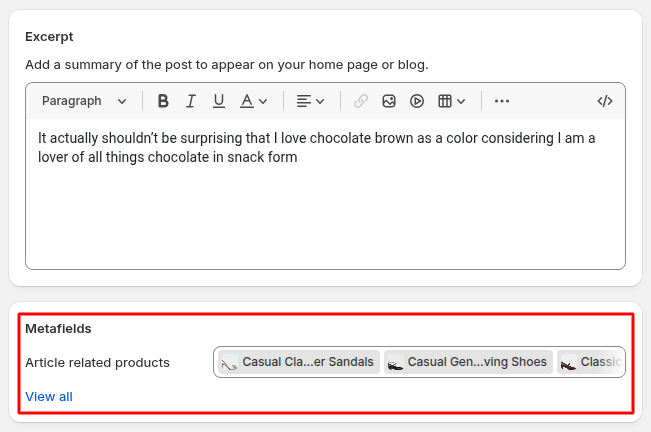 How to Display Related Products Inside a Blog Post on Shopify